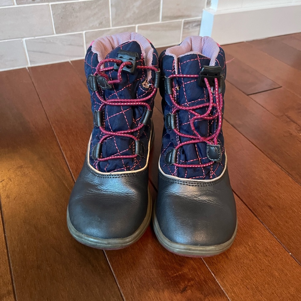 Kai Kids Waterproof Snow Boots Size 13 Little Girls.